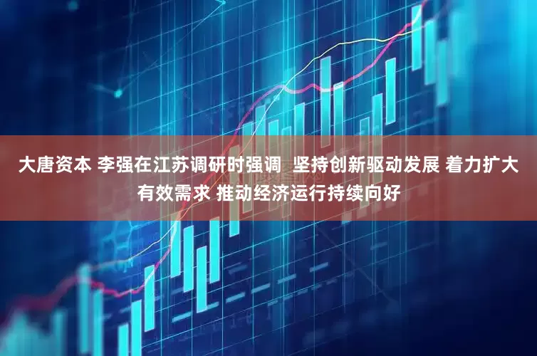 大唐资本 李强在江苏调研时强调  坚持创新驱动发展 着力扩大有效需求 推动经济运行持续向好